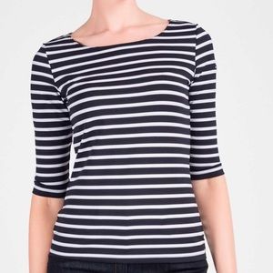 Saint James Garde Cote stripe navy and white SIZE 6